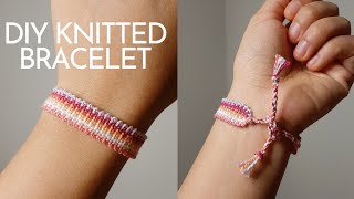 Friendship Bracelet Knitted [upl. by Eislel851]