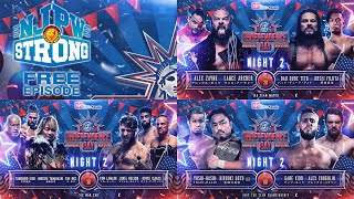 FREE FULL EPISODE Bishamon vs BULLET CLUB War Dogs  STRONG on Demand [upl. by Genni]