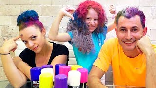 🖍 3 ЦВЕТА ВОЛОС ЧЕЛЛЕНДЖ  Новый 3 Маркера Челлендж  3 Hair Color Challenge [upl. by Ashmead]