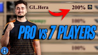 Pro With 200 Handicap vs 7 Players  AoE2 [upl. by Dimo]