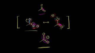 Resonance structure  Resonance and acidbase chemistry  Organic chemistry  Khan Academy [upl. by Dub]