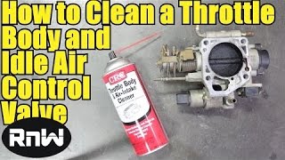 How to Clean a Throttle Body and Idle Air Control  IAC  Valve  Quick and Easy [upl. by Ylagam]