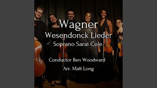 Wesendonck Lieder WWV 91 Schmerzen 1857 Eflat Major Arr for Piano and String Quartet [upl. by Charissa]