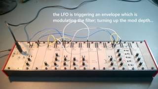 AE modular Demo Oscillators Filter [upl. by Pilar]