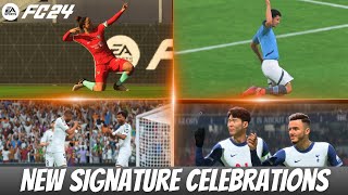 🎮 EA Sports FC 25  Every NEW Signature Celebrations 🎮 [upl. by Arlena]