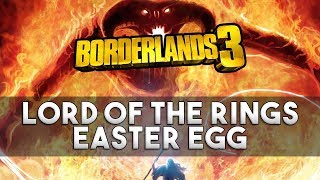 Borderlands 3  Lord of the Rings Easter Egg [upl. by Petuu]