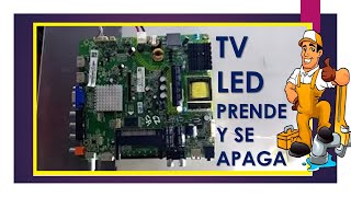 TV CHALLENGER 32 PULGADAS 📺MUESTRA IMAGEN UN MOMENTO Y SE APAGA 32L51 🆗 REPARACIÓN PASO A PASO [upl. by Anoit]