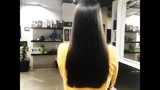 Keratin Treatment  Keratin hair treatment by Pure Brazilian  Cocoon Salon [upl. by Bucella888]