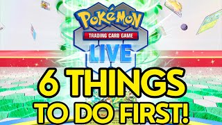 6 Things to do First in Pokemon TCG Live  2024 Edition [upl. by Yarod]