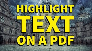 How to Highlight Text on a PDF in Preview on Mac and Change Highlight Color [upl. by Adne]