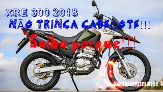 XRE 300 2018 NÃO TRINCA CABEÇOTE Saíba porque [upl. by Sherfield61]