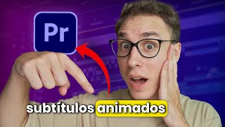 Hacer SUBTÍTULOS animados AUTOMÁTICOS palabra por palabra en Adobe Premiere Pro [upl. by Vassell]