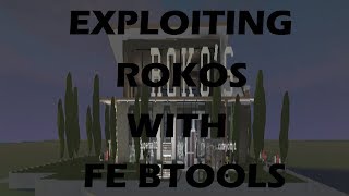 Exploiting With FE Btools ROBLOX [upl. by Ociral685]