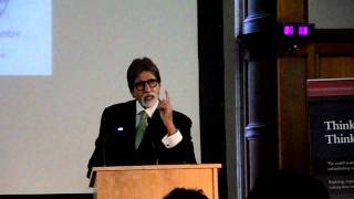 Amitabh Bachchan reciting quotMadhushalaquot in Oxford  Distinguished Ford Lecture [upl. by Ades]