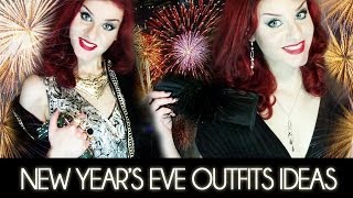 2 Outfit per CAPODANNO Total Black amp Gold Baroque  OOTN New Years Eve Outfits Ideas Lookbook [upl. by Aran]