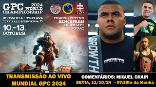 🔴MUNDIAL POWERLIFITNG GPC 24  BITELO buscando o Título [upl. by Treborsemaj288]