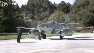 Messerschmitt Me 262  engine start  original sound [upl. by Gallard]