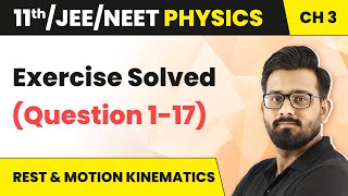 Rest amp Motion Kinematics  Exercise Solved Question 117  Class 11 Physics HC Verma  JEENEET [upl. by Ress954]