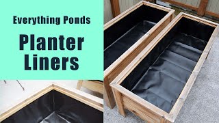 How to Line a Planter  Planter Liners at EverythingPondscom [upl. by Nayt793]