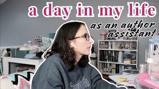 a day in my life 💖 working as a romance author assistant [upl. by Enelia]