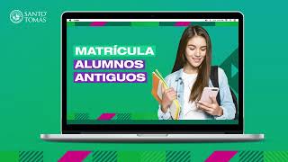 Tutorial  Matrícula Alumnos Antiguos [upl. by Eittap]