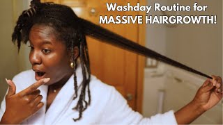 Do this 2x a month for GUARANTEED HAIR GROWTH Start to finish washday routine [upl. by Avika]