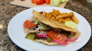 Making Smash Burger Tacos 1000 Island Dressing and Pickled Onions [upl. by Aimik]