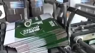 Automatic carton board folder glue machine [upl. by Enybor134]