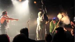 Otto Von Schirach Live w Bananna Sloth Alligator jesus Zombie Dre LA in 4 16 2012 echoplex part 1 [upl. by Eleets295]