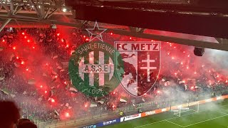 AMBIANCE SAINTETIENNE  METZ ASSEFCM 21  A UN MATCH DUN RETOUR EN LIGUE 1 [upl. by Ahmar]