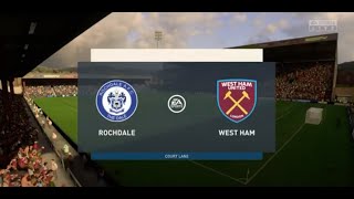 ACSF Rochdale vs West Ham [upl. by Fredie163]