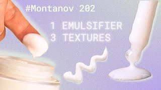 Make 3 different creams with 1 Emulsifier [upl. by Neillij]