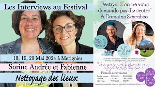 LES INTERVIEWS DU FESTIVAL  Sorine Andrée et Fabienne [upl. by Apoor]