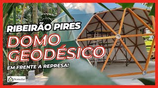 Domo Geodésico construído em Ribeirão Pires SP em frente a represa Domolar [upl. by Netsirhc]