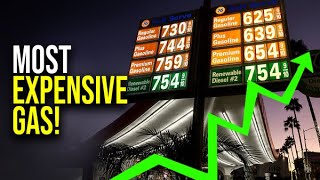 Reasons Behind Californias Ridiculously High Gasoline Prices [upl. by Odlauso]