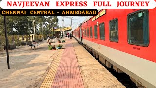 Navjeevan Express Full Journey  Chennai to Ahmedabad  Daily Train  Pantry Food [upl. by Micheil]