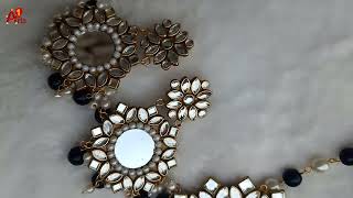 Pakistani Designer handmade Jewellery setlong mala with earringsmangalsutraA1Arts [upl. by Ettelracs]