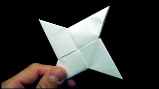 Comment Faire Du Shuriken Arme Ninja Origami Armes en papier [upl. by Block]