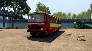 New MSRTC Bus pack For Euro Truck Simulator 2 [upl. by Petronia]