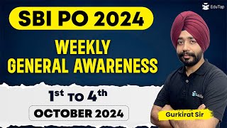 SBI PO General Awareness Preparation GA Important Topics for SBI Exam  EduTap SBI PO Classes 2024 [upl. by Eselehs]