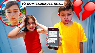 O João Ismael Pegou conversas com o Ricardinho no Celular Da Aninha [upl. by Sokil]