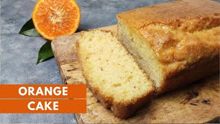 Eggless Softest Orange Cake Recipe  Quick amp Easymamagician [upl. by Ayotl]