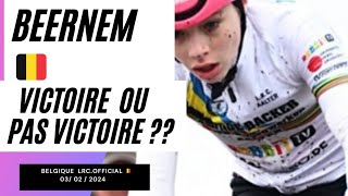 Cyclocross de Beernem en Belgique  VICTOIRE OU PAS VICTOIRE [upl. by Bithia]