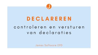 Declaraties controleren en versturen [upl. by Ninazan]