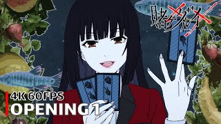 Kakegurui  Opening 1 4K 60FPS  Creditless  CC [upl. by Mariska]