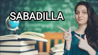 SABADILLA HOMOEOPATHIC MEDICINEEXPLAINED WITH ALLEN KEYNOTES DRDEEKSHA [upl. by Assenahs]