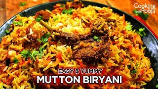 Mutton Biryani  आसान और ज़ायक़ेदार मटन बिरयानी  biryani banane ka tarika  hyderabadi mutton biryani [upl. by Irene630]