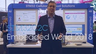 STM32 Cellular to Cloud Discovery Packs 2G3G and Espruino JS LTE IoT Embedded World 2018 [upl. by Supat208]