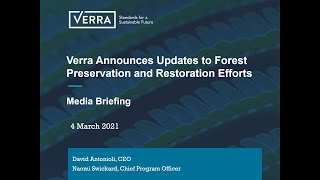 Verra Carbon Offset Credit News Worlds Leading Forest ProtectionPreservation Standard Upgraded [upl. by Terra]