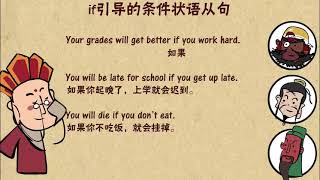 if条件状语从句 【中学英语】 [upl. by Atirma726]